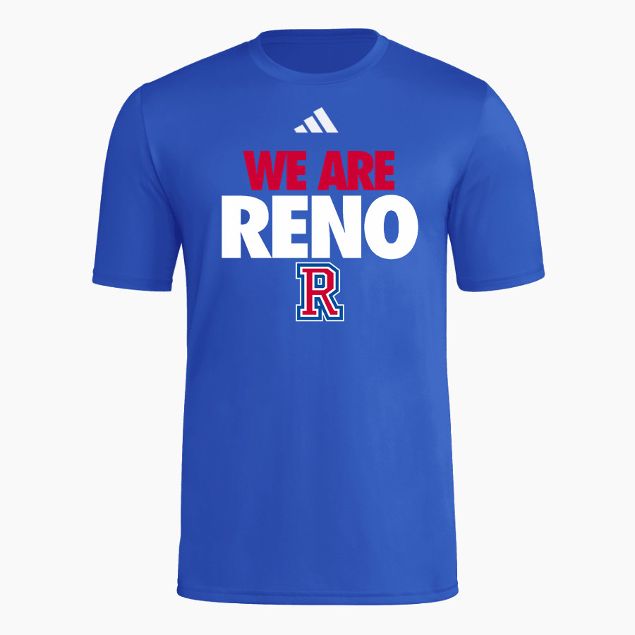 RENO HIGH SCHOOL HUSKIES adidas Men's Short Sleeve Pregame Tee