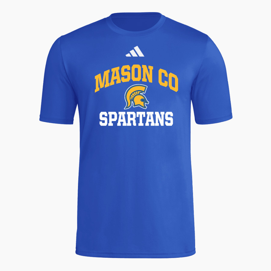 MASON CO CENTRAL HIGH SCHOOL SPARTANS adidas Men's Short Sleeve Pregame Tee