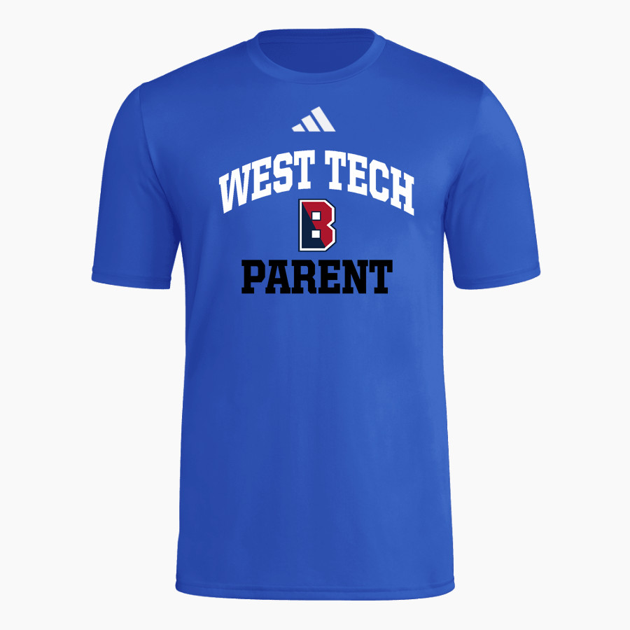 West Tech Panthers <span class="pdp-name-mascot">West Tech Panthers</span> adidas Men's Short Sleeve Pregame Tee