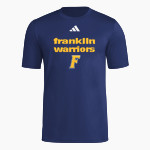 FRANKLIN HIGH SCHOOL WARRIORS <span class="pdp-name-mascot">FRANKLIN WARRIORS</span> adidas Men's Short Sleeve Pregame Tee Front Thumbnail