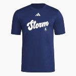 STAUNTON HIGH SCHOOL STORM <span class="pdp-name-mascot">STORM STORM</span> adidas Men's Short Sleeve Pregame Tee Front Thumbnail