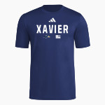 XAVIER HIGH SCHOOL HAWKS adidas Men's Short Sleeve Pregame Tee Front Thumbnail