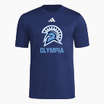 OLYMPIA HIGH SCHOOL SPARTANS <span class="pdp-name-mascot">OLYMPIA SPARTANS</span> adidas Men's Short Sleeve Pregame Tee Front Thumbnail