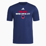 United Capital City United adidas Men's Short Sleeve Pregame Tee Front Thumbnail
