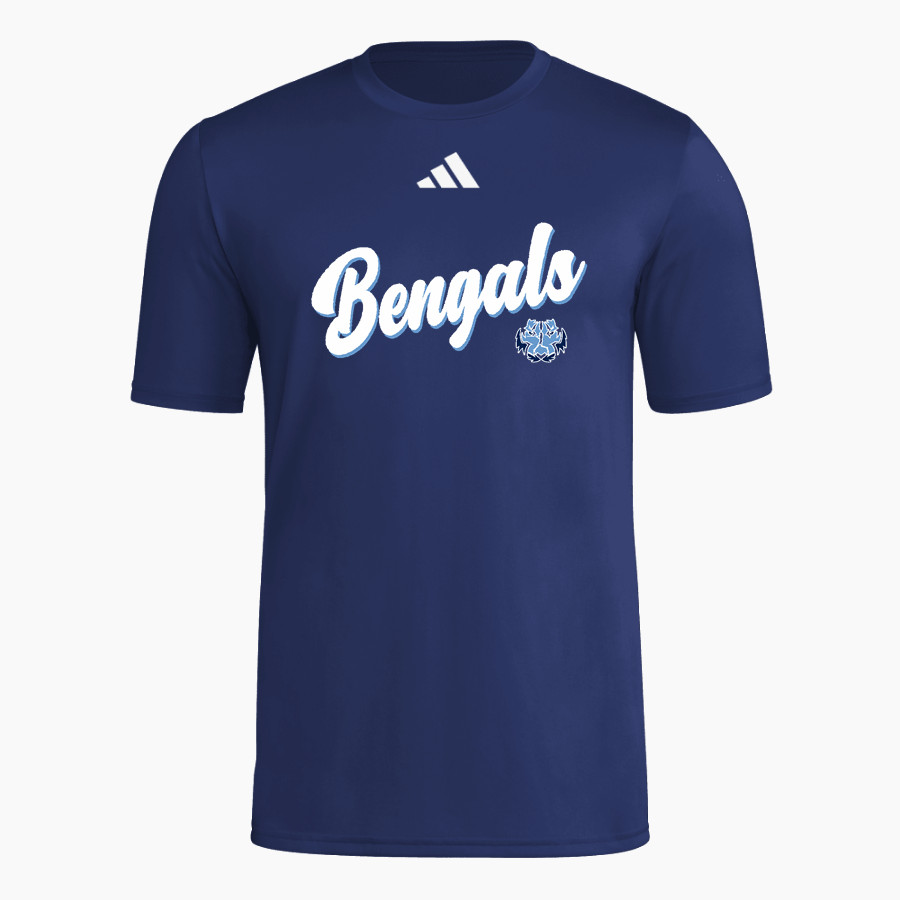 Blaine Bengals <span class="pdp-name-mascot">Blaine Bengals</span> adidas Men's Short Sleeve Pregame Tee