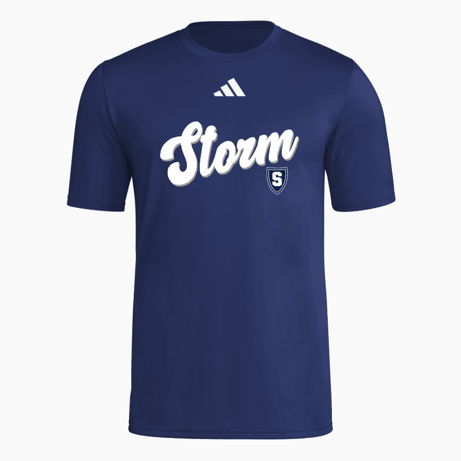 STAUNTON HIGH SCHOOL STORM <span class="pdp-name-mascot">STORM STORM</span> adidas Men's Short Sleeve Pregame Tee