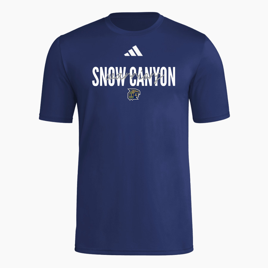 SNOW CANYON HIGH SCHOOL WARRIORS <span class="pdp-name-mascot">SNOW CANYON WARRIORS</span> adidas Men's Short Sleeve Pregame Tee