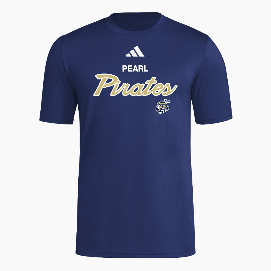 PEARL HIGH SCHOOL PIRATES <span class="pdp-name-mascot">PEARL PIRATES</span> adidas Men's Short Sleeve Pregame Tee