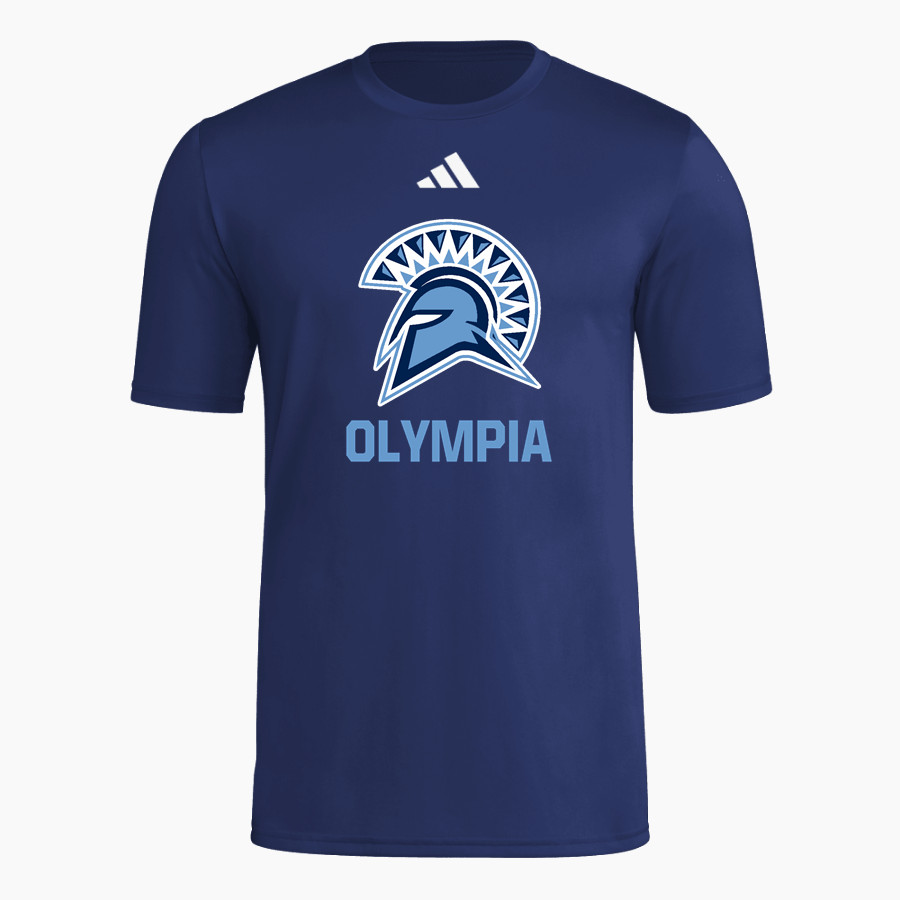 OLYMPIA HIGH SCHOOL SPARTANS <span class="pdp-name-mascot">OLYMPIA SPARTANS</span> adidas Men's Short Sleeve Pregame Tee