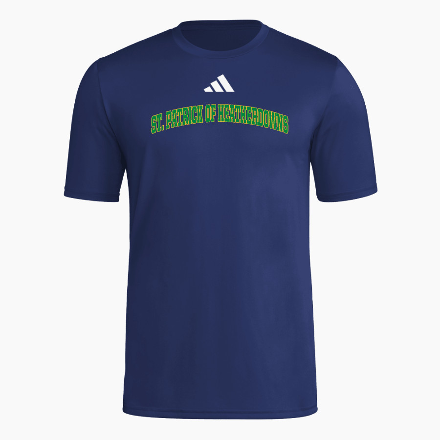 St. Patrick of Heatherdowns Irish <span class="pdp-name-mascot">St. Patrick of Heatherdowns Irish</span> adidas Men's Short Sleeve Pregame Tee