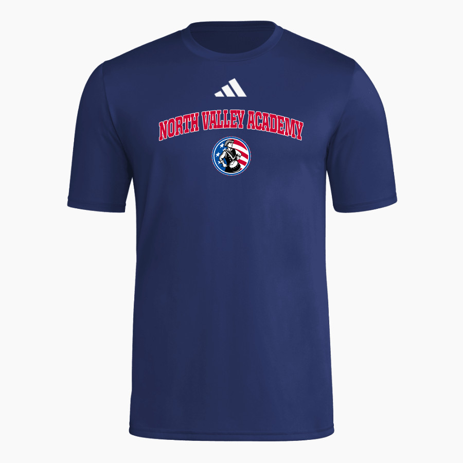 North Valley Academy Patriots <span class="pdp-name-mascot">North Valley Academy Patriots</span> adidas Men's Short Sleeve Pregame Tee