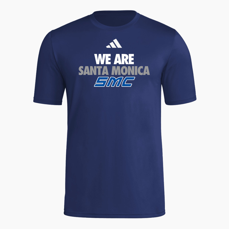 Santa Monica Corsairs <span class="pdp-name-mascot">Santa Monica College Corsairs</span> adidas Men's Short Sleeve Pregame Tee