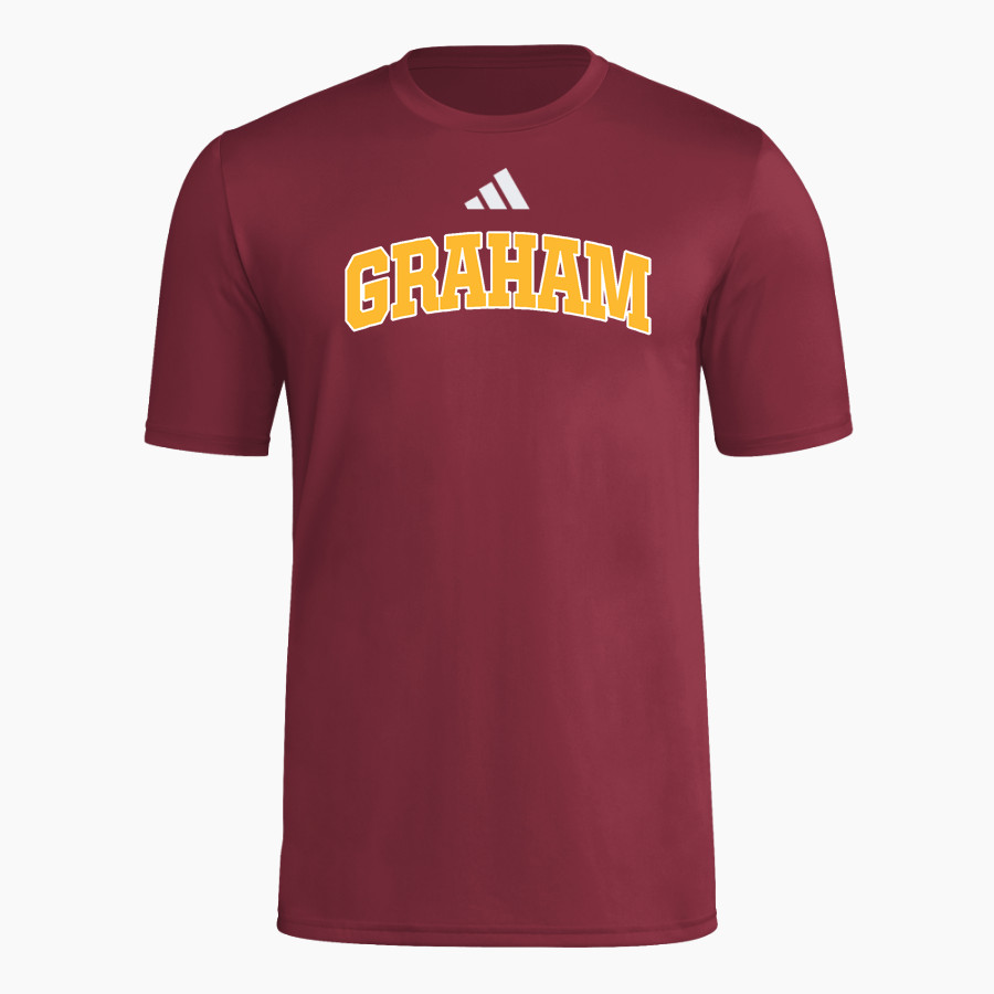 Graham G-men <span class="pdp-name-mascot">Graham G-men</span> adidas Men's Short Sleeve Pre-Game Tee