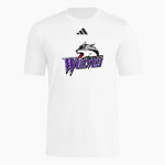 JJC Wolves adidas Men's Short Sleeve Pregame Tee Front Thumbnail