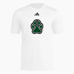 NEW HAMPTON HUSKIES <span class="pdp-name-mascot">NEW HAMPTON SCHOOL HUSKIES</span> adidas Men's Short Sleeve Pregame Tee Front Thumbnail