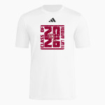 Roxbury Latin <span class="pdp-name-mascot">Roxbury Latin Foxes</span> adidas Men's Short Sleeve Pregame Tee Front Thumbnail