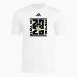 SPRINGFIELD CENTRAL HIGH SCHOOL GOLDEN EAGLES adidas Men's Short Sleeve Pregame Tee Front Thumbnail