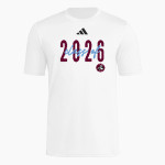 Perspectives Warriors <span class="pdp-name-mascot">Perspectives Middle Academy Warriors</span> adidas Men's Short Sleeve Pregame Tee Front Thumbnail