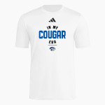 Applegate Cougars <span class="pdp-name-mascot">Applegate Cougars</span> adidas Men's Short Sleeve Pregame Tee Front Thumbnail
