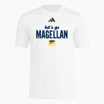Magellan International School The Online Store <span class="pdp-name-mascot">Magellan Gators</span> adidas Men's Short Sleeve Pregame Tee Front Thumbnail