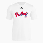 CAMPBELL-SAVONA HIGH SCHOOL PANTHERS <span class="pdp-name-mascot">CAMPBELL - SAVONA PANTHERS</span> adidas Men's Short Sleeve Pregame Tee Front Thumbnail