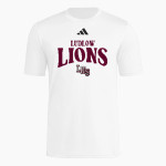 Ludlow Lions <span class="pdp-name-mascot">Lions</span> adidas Men's Short Sleeve Pregame Tee Front Thumbnail