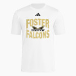 FOSTER HIGH SCHOOL FALCONS <span class="pdp-name-mascot">FOSTER FALCONS</span> adidas Men's Short Sleeve Pregame Tee Front Thumbnail