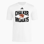 CHALKER HIGH SCHOOL WILDCATS <span class="pdp-name-mascot">CHALKER WILDCATS</span> adidas Men's Short Sleeve Pregame Tee Front Thumbnail