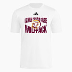 Oak Hills Christian College Wolfpack adidas Men's Short Sleeve Pregame Tee Front Thumbnail