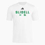 SLIDELL HIGH SCHOOL TIGERS <span class="pdp-name-mascot">SLIDELL TIGERS</span> adidas Men's Short Sleeve Pregame Tee Front Thumbnail