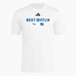 West Mifflin High School Titans Official Online Store adidas Men's Short Sleeve Pregame Tee Front Thumbnail