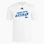 SANFORD FRITCH HIGH SCHOOL EAGLES <span class="pdp-name-mascot">SANFORD FRITCH EAGLES</span> adidas Men's Short Sleeve Pregame Tee Front Thumbnail
