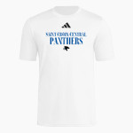 Saint Croix Central Panthers adidas Men's Short Sleeve Pregame Tee Front Thumbnail