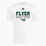 WAYNFLETE SCHOOL FLYERS <span class="pdp-name-mascot">WAYNFLETE FLYERS</span> adidas Men's Short Sleeve Pregame Tee Front Thumbnail
