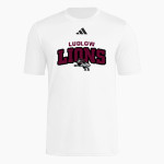 Ludlow Lions <span class="pdp-name-mascot">Lions</span> adidas Men's Short Sleeve Pregame Tee Front Thumbnail
