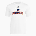 Oswego Panthers adidas Men's Short Sleeve Pregame Tee Front Thumbnail