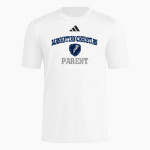 Manhattan Christian Thunder <span class="pdp-name-mascot">Manhattan Christian Thunder</span> adidas Mens Short Sleeve Pregame Tee Front Thumbnail