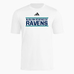 AUBURN RIVERSIDE HIGH SCHOOL RAVENS adidas Men's Short Sleeve Pregame Tee Front Thumbnail