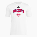 JAY COUNTY HIGH SCHOOL PATRIOTS adidas Men's Short Sleeve Pregame Tee Front Thumbnail
