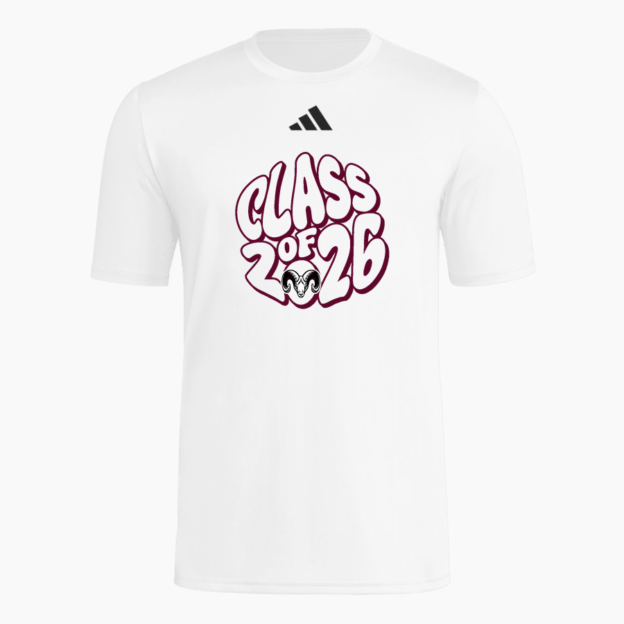 FORT PLAIN HIGH SCHOOL HILLTOPPERS adidas Men's Short Sleeve Pregame Tee