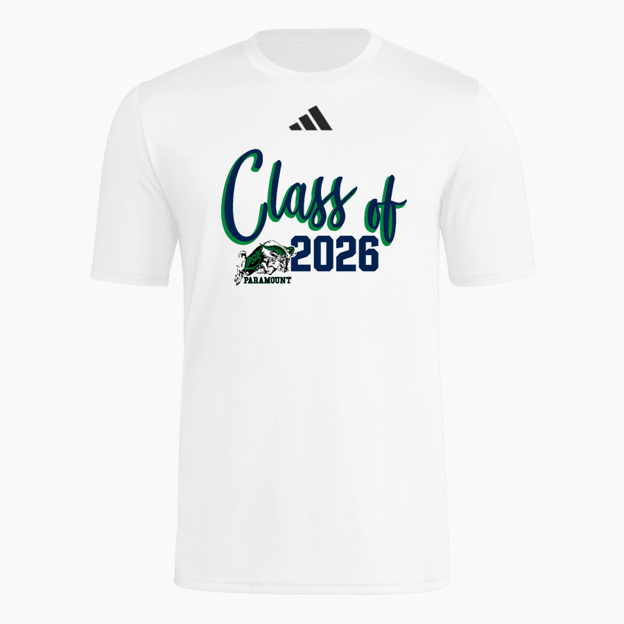 Paramount Schools of Excellence <span class="pdp-name-mascot">Paramount Turbines</span> adidas Men's Short Sleeve Pregame Tee
