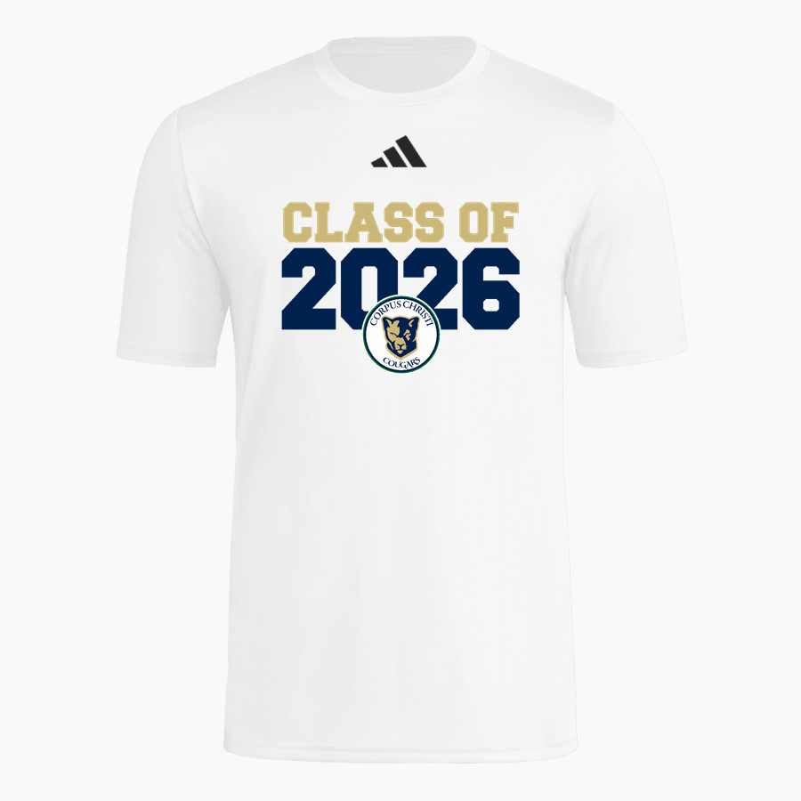 Corpus Christi Cougars adidas Men's Short Sleeve Pregame Tee