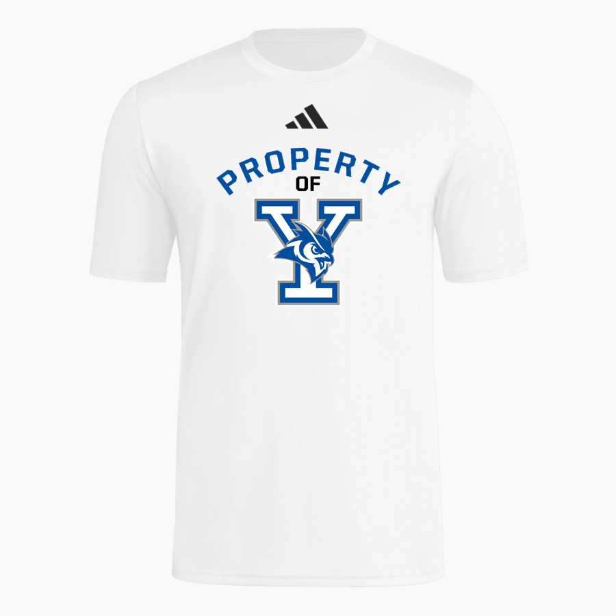 YANTIS HIGH SCHOOL OWLS adidas Men's Short Sleeve Pregame Tee