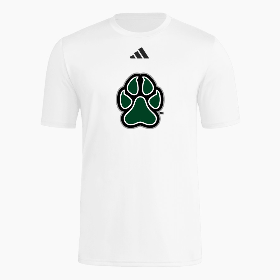 NEW HAMPTON HUSKIES <span class="pdp-name-mascot">NEW HAMPTON SCHOOL HUSKIES</span> adidas Men's Short Sleeve Pregame Tee