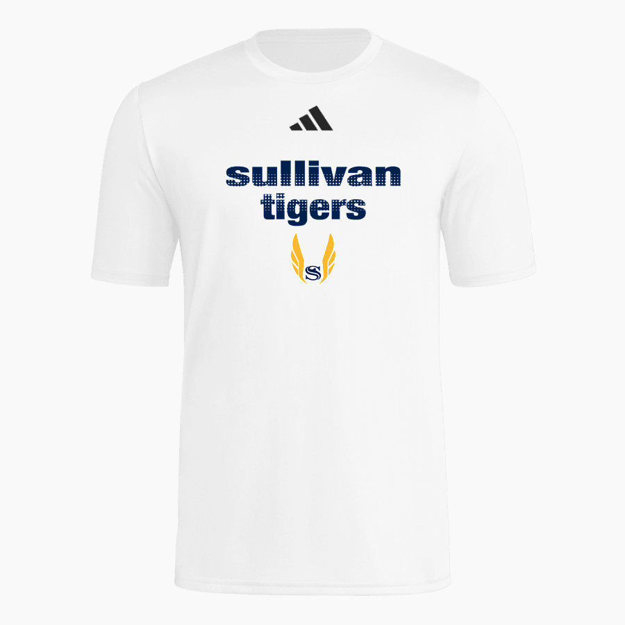 Sullivan Tigers <span class="pdp-name-mascot">Sullivan Tigers</span> adidas Men's Short Sleeve Pregame Tee