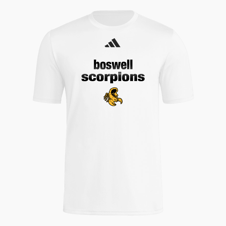 BOSWELL HIGH SCHOOL SCORPIONS adidas Men's Short Sleeve Pregame Tee