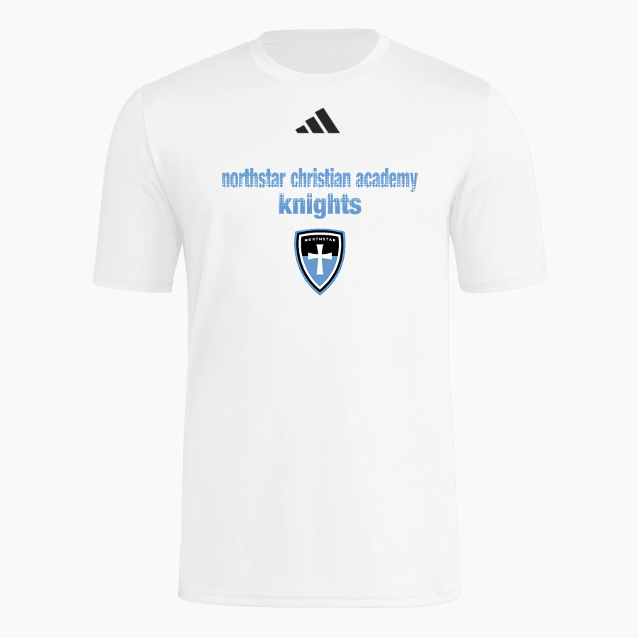 Northstar Christian Knights <span class="pdp-name-mascot">Northstar Christian Academy Knights</span> adidas Men's Short Sleeve Pregame Tee