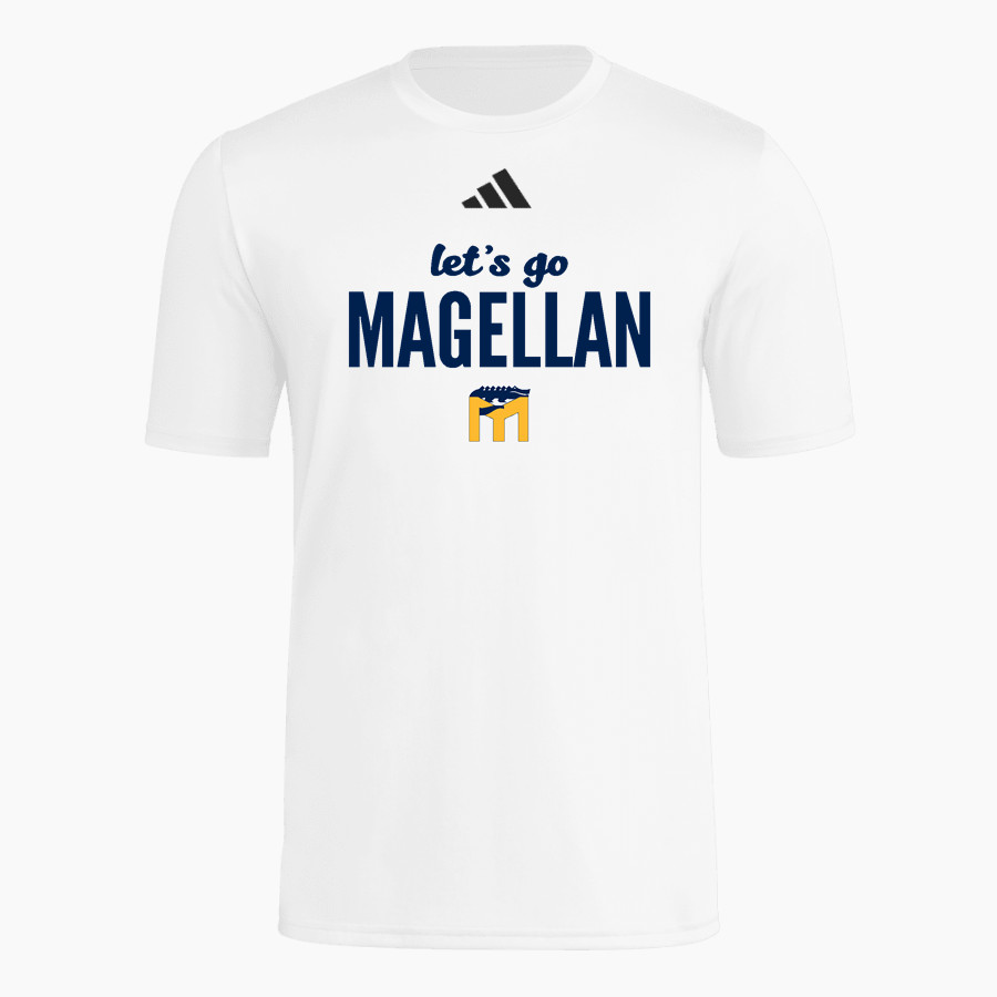 Magellan International School The Online Store <span class="pdp-name-mascot">Magellan Gators</span> adidas Men's Short Sleeve Pregame Tee