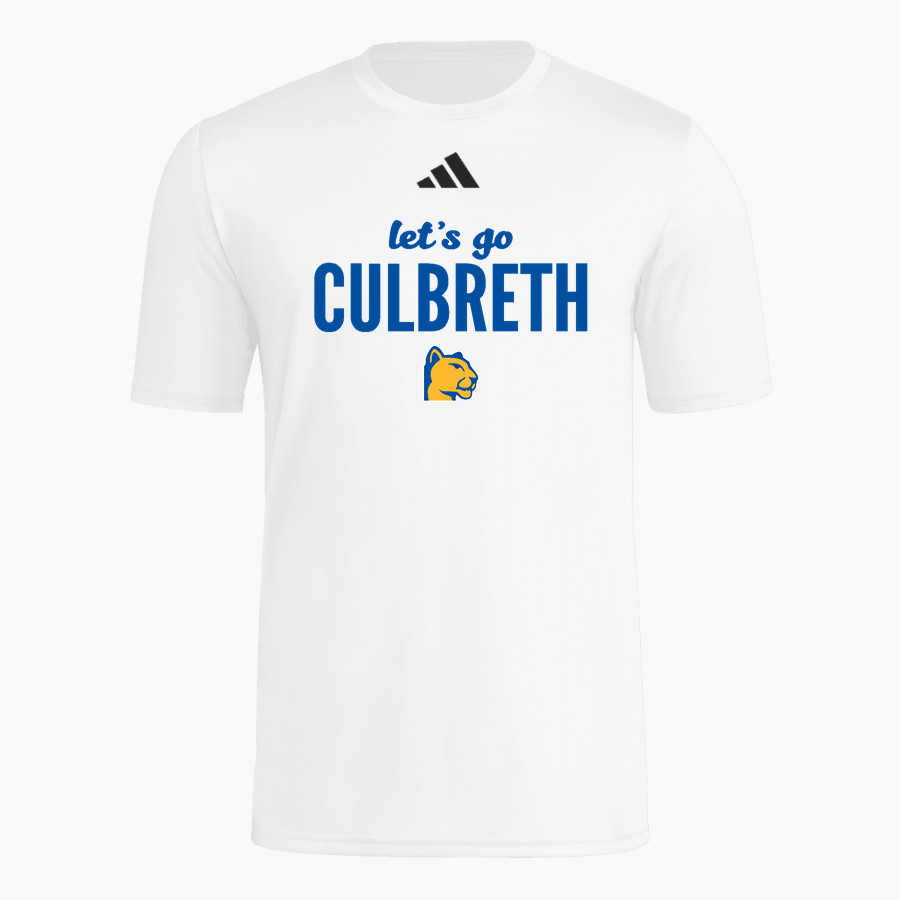 CULBRETH Cougars adidas Men's Short Sleeve Pregame Tee