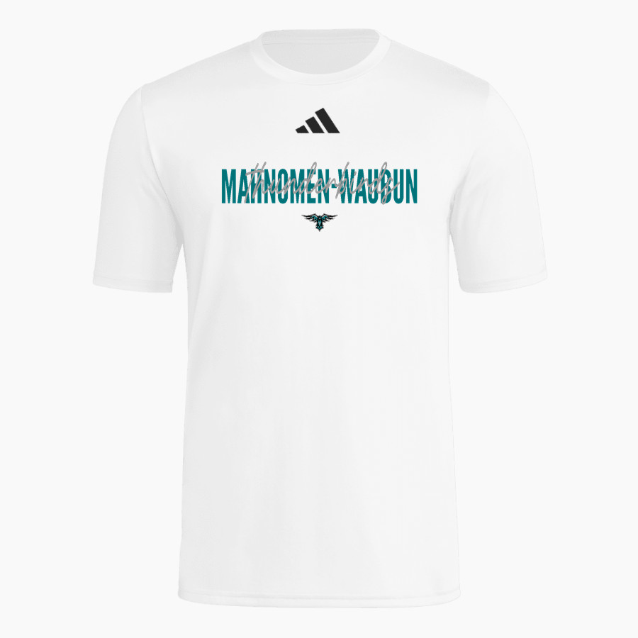 Mahnomen-Waubun THUNDERBIRDS <span class="pdp-name-mascot">Mahnomen-Waubun THUNDERBIRDS</span> adidas Men's Short Sleeve Pregame Tee